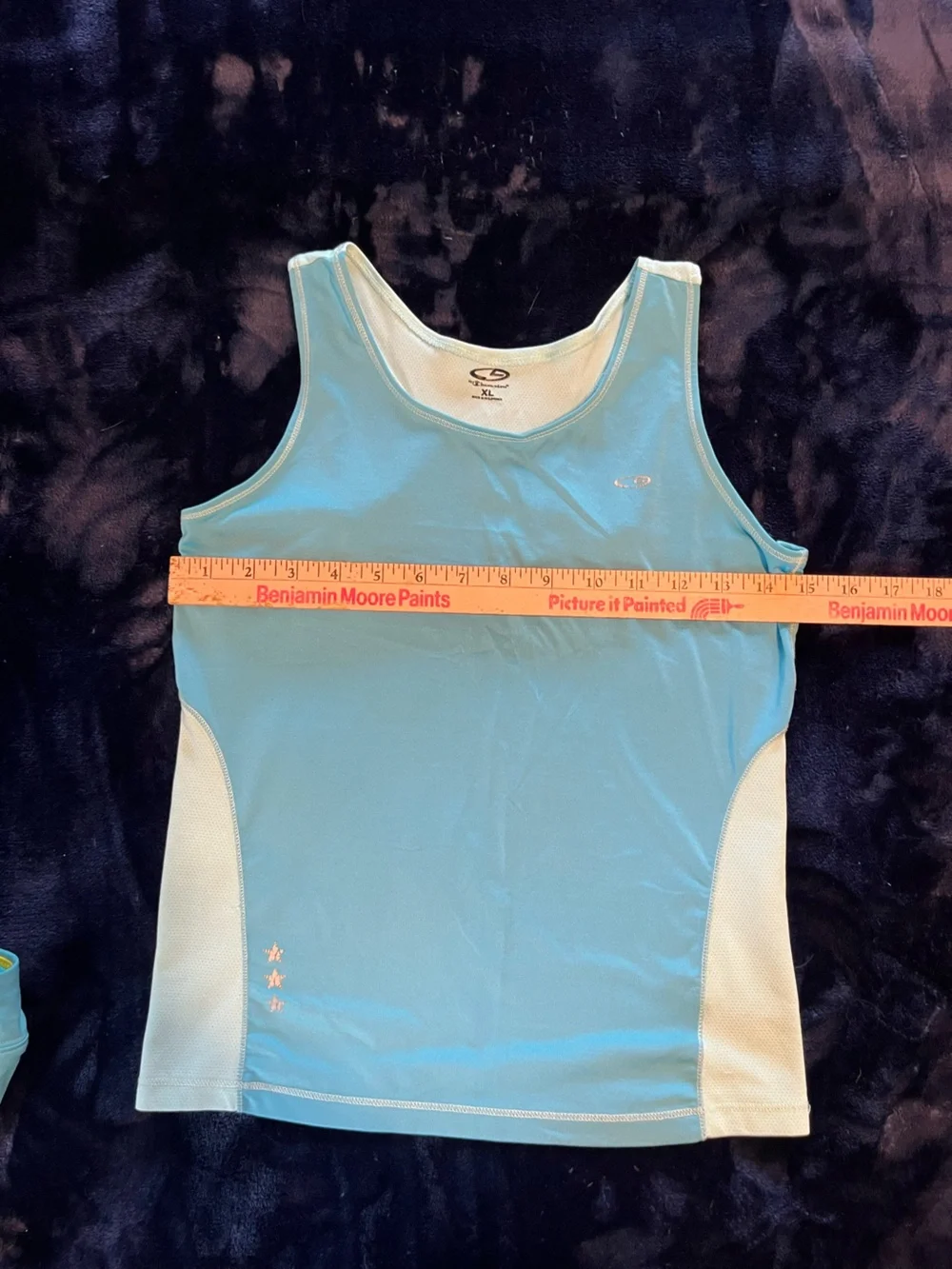 Light Blue Athletic Tank and Skort Set